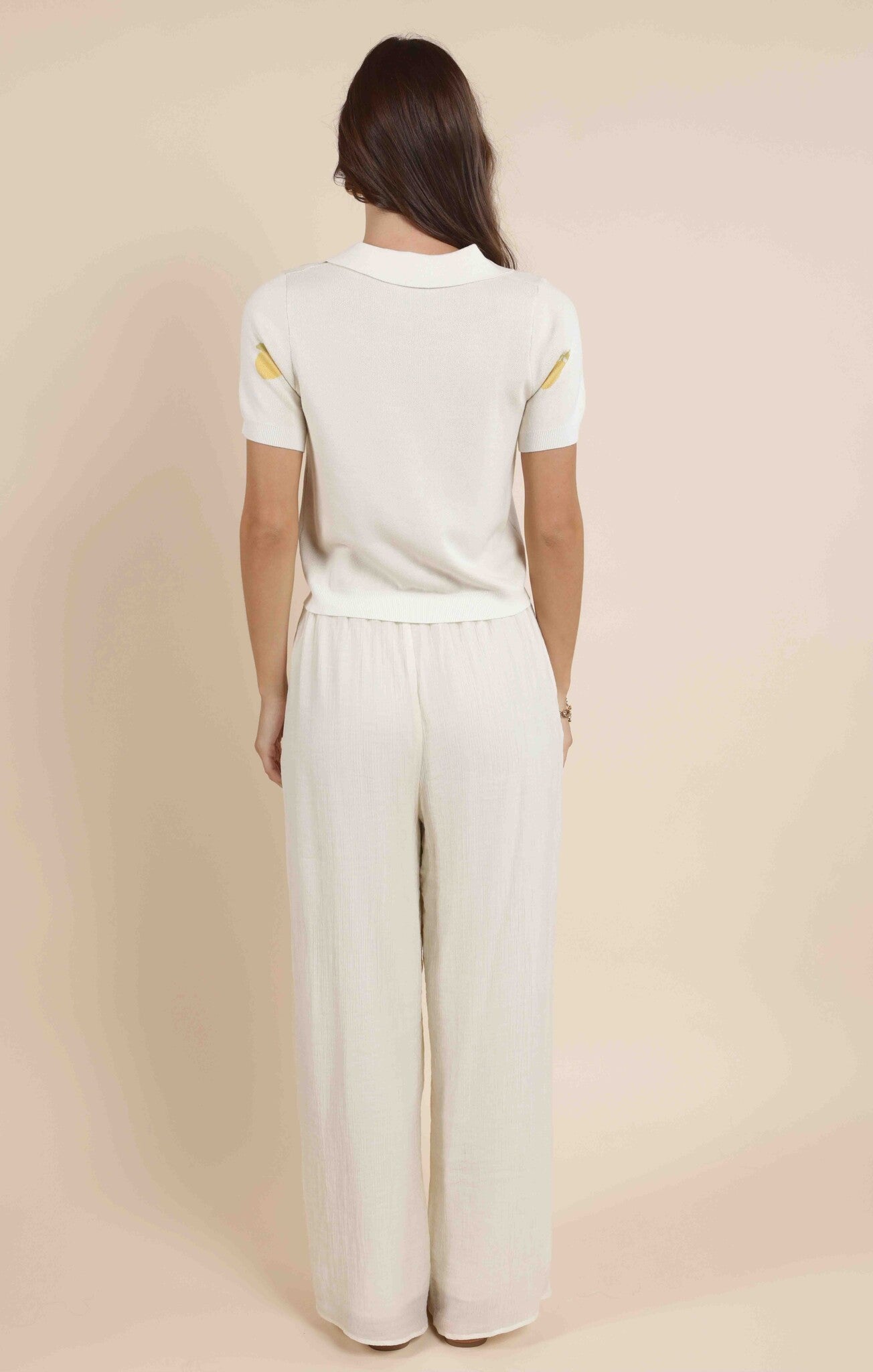 CITRON EMBROIDERED KNIT SHIRT