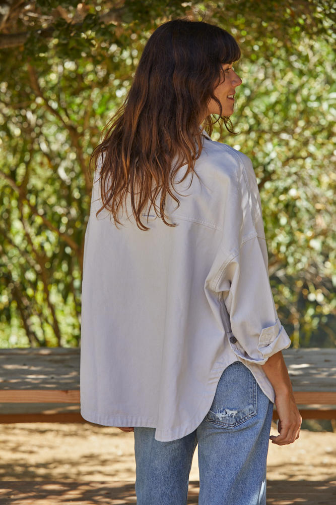 OUT WEST DENIM JACKET STONE