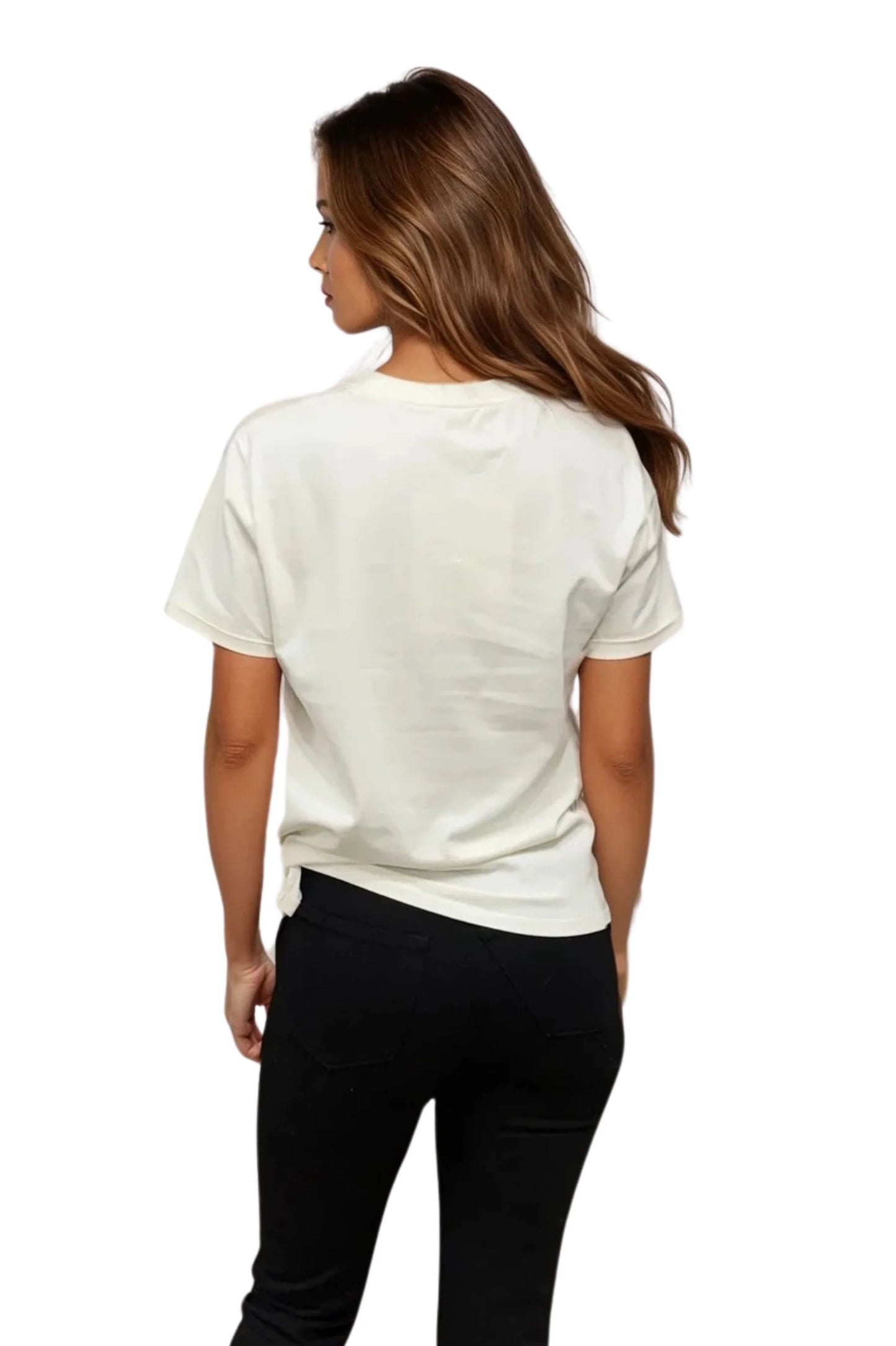 REIGN CUFF SLEEVE TIE TEE - CHERRY