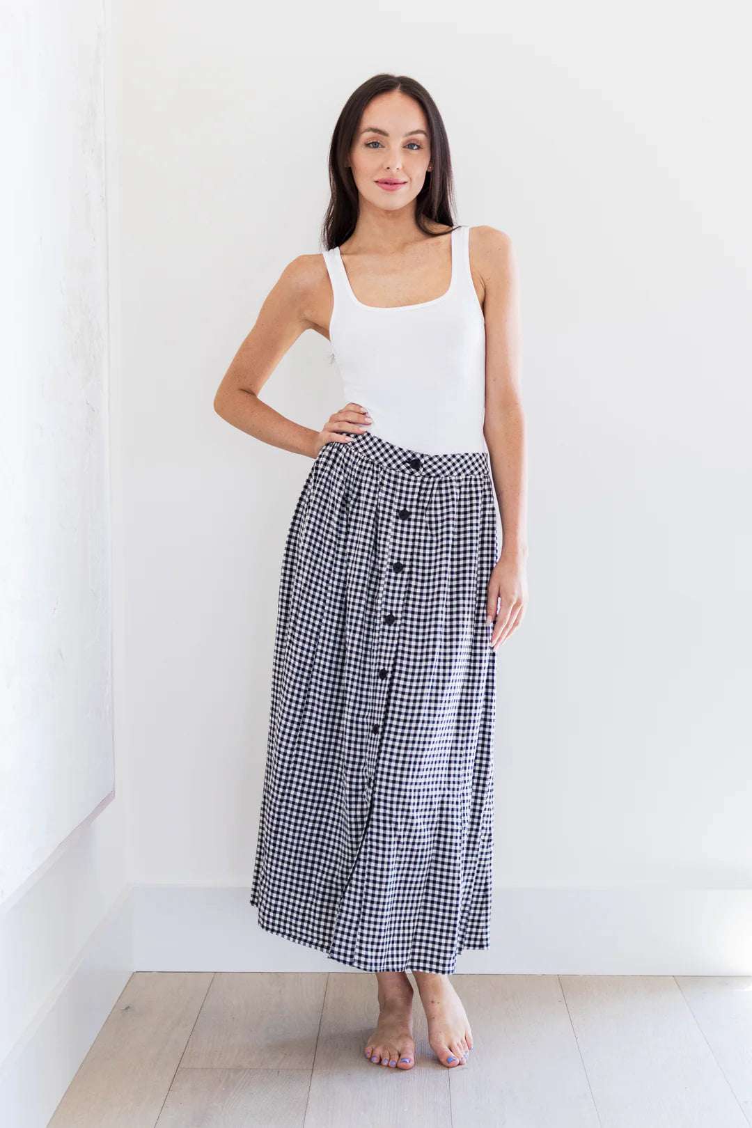 CHRISSY SKIRT GINGHAM