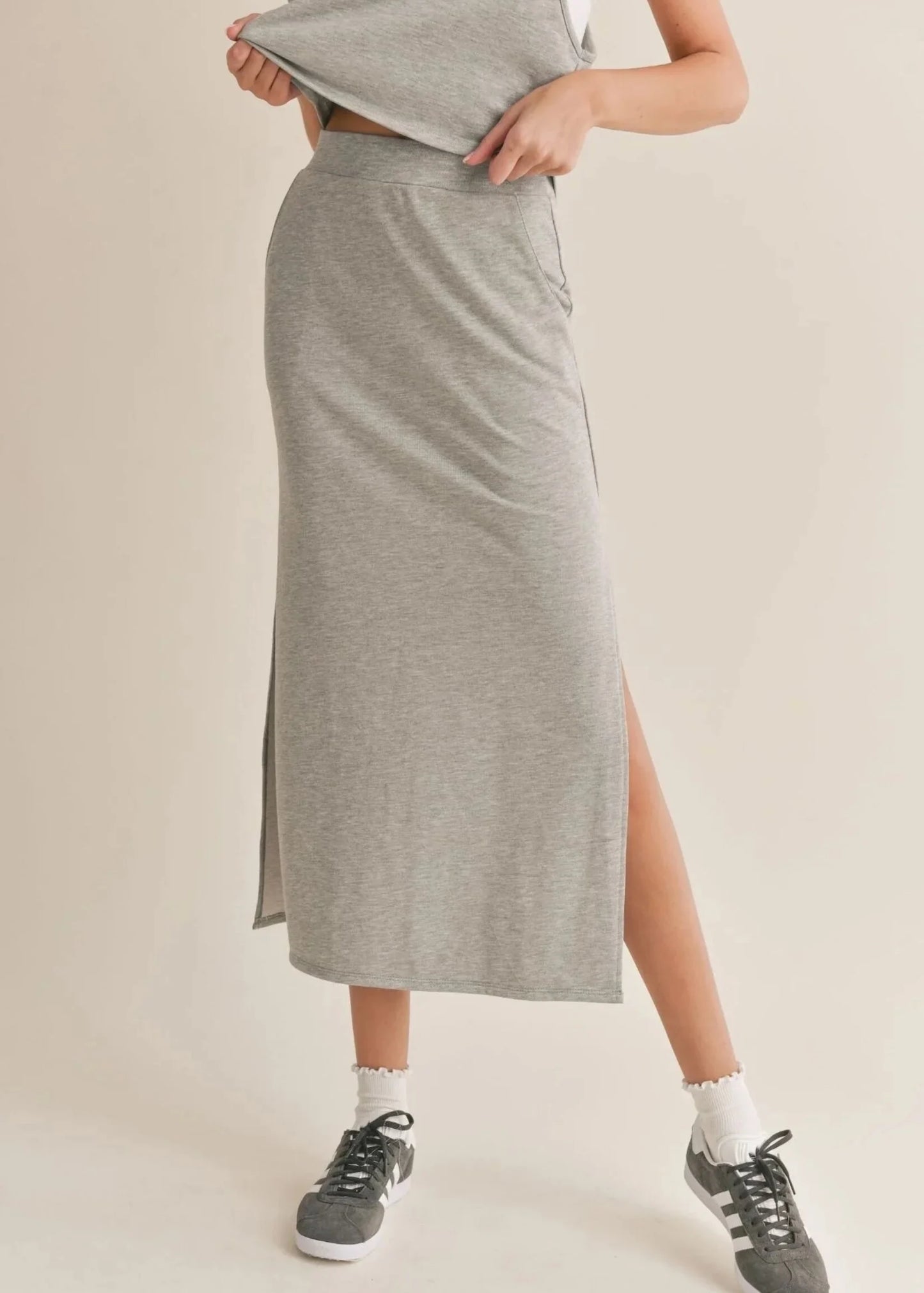 BREAK A SWEAT CROP TANK AND SKIRT SET