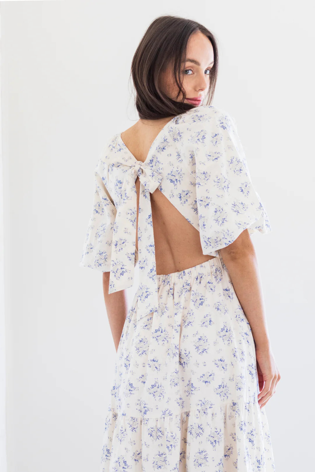 LILAH TIE BACK DRESS