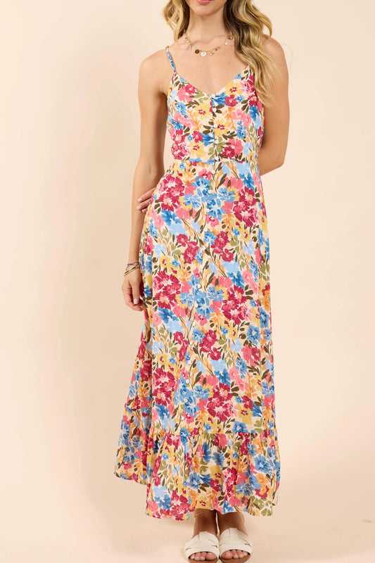 NATURES PALETTE MAXI DRESS